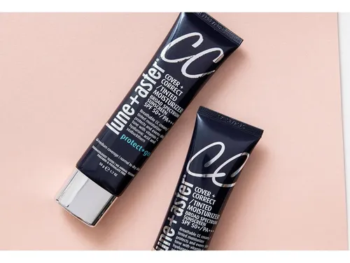Crema Cc Spf50 Lune+aster Porcelana 1.0, Cobertura Media