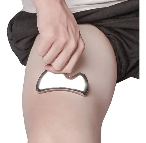Herramienta De Masaje Gua Sha H-brotaco De Acero Inoxidable