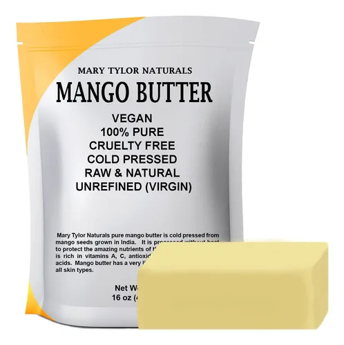 Manteca De Mango Mary Tylor Naturals Prensada En Frío, 1 Kg