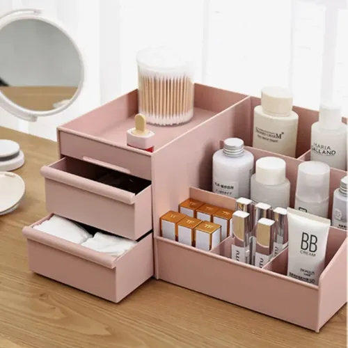 Organizador Maquillaje Cremas Escritorio Oficina Cajones