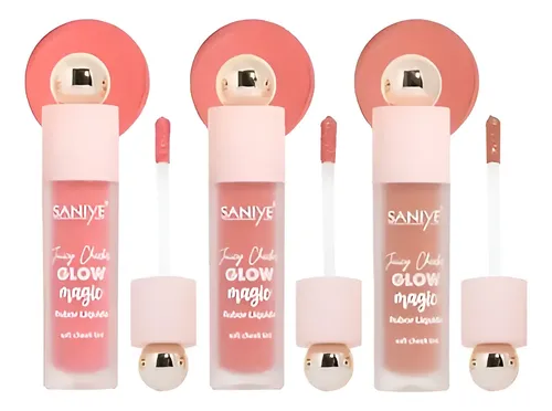 Rubor Liquido Saniye Glow Magic Soft Cheek Tinta 5ml