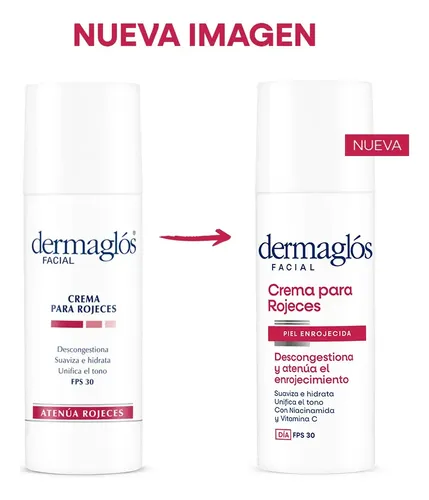 Dermaglós Facial Emulsión Pieles Con Rojeces 50ml