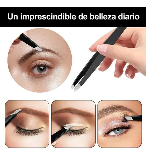 Conjunto De 6 Pinzas De Cejas Profesionales