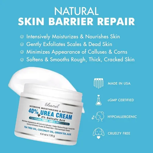 /crema De Urea Ebanel 40% Más Ácido Salicílico, 2%,\.