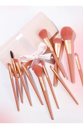 Juego De Brochas De Maquillaje Suaves De 11 Piezas, Aplicaci