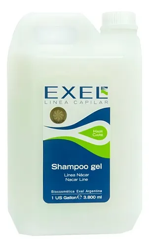 Shampoo Exel Gel Almendra Cabellos Secos Peluqueria 3800ml