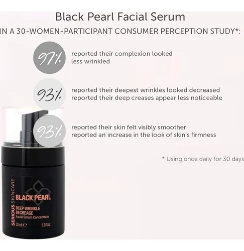 Serum Antiarrugas Black Pearl De Serious Skincare 1 Oz
