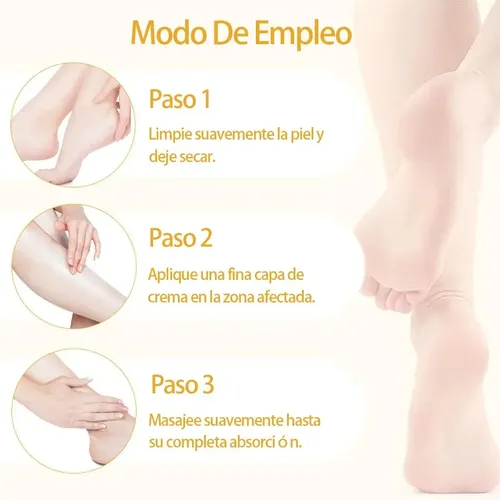 Crema Para Pies 60% Urea + 2% Ácido Salicílico 40 G Blanco