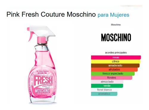 Perfume Moschino Fresh Couture Pink EDT 100ml Mujeres Floral