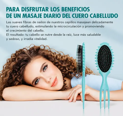 Peine Rulos Curly Pro  Ideal Para Cabellos Rizados