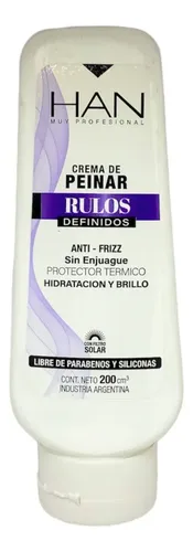 Kit Rulos Definidos Shampoo Han+gel Aurill+ Crema Peinar Han