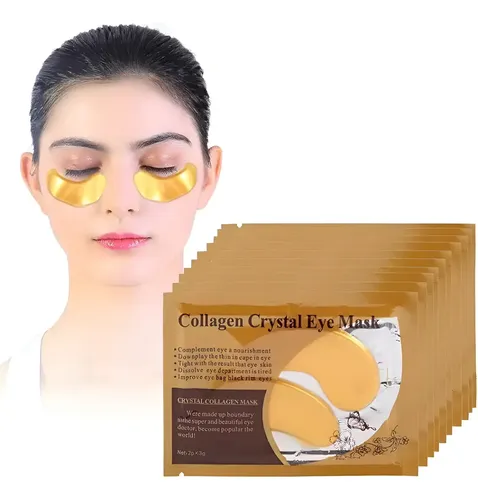 Máscara Colágeno Ojeras Crystal Parche Mascarilla X10 Unidad
