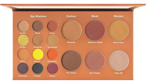Paleta Black Radiance Melanin 18 Tonos Ojos Rostro