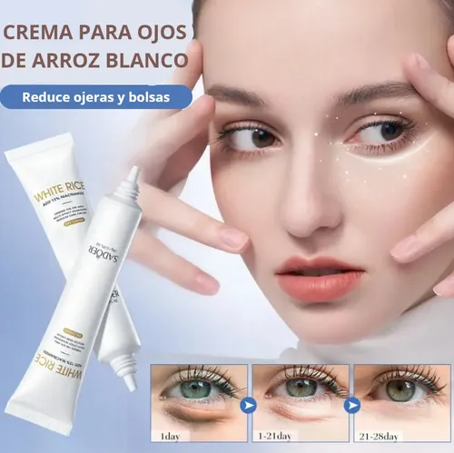 Contorno De Ojos Sadoer Arroz White Rice 20g Todo Tipo De Piel Día/noche