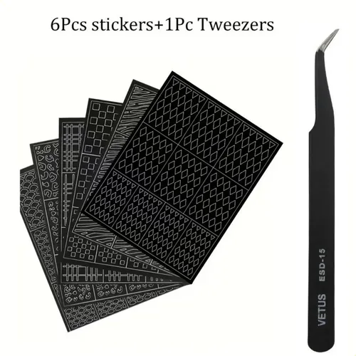 Plantillas Para Uñas, Vinilos Y Stickers Para Nail Art