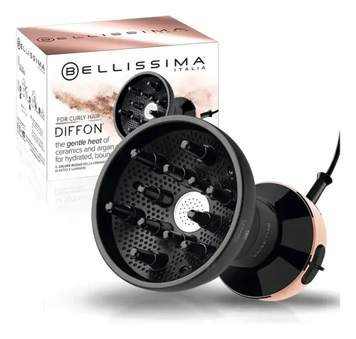 Secador Difusor Rulos Bellissima Diffon 700w Ceramic