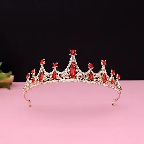Accesorios For El Cabello Kc Gold [rojo] (corona) For Qd