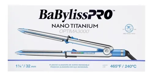 Babyliss Planchita Alisado Plancha Optima 3000 Bivoltaje