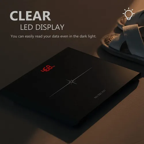 Balanza Digital Para Peso Corporal De Baño Con Pantalla Led