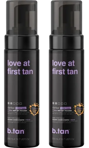 Self Tanner B.tan Love At First Tan 200 Ml (paquete De 2)
