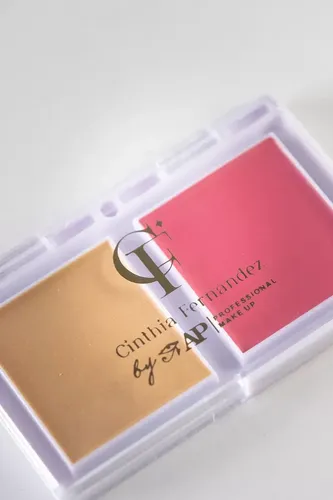 Paleta Dúo Cream Contorno Rubor Iluminador By Cinthia Ap
