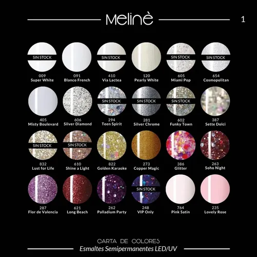 3 Esmaltes Semipermanentes Leduv Color Top Base Meline