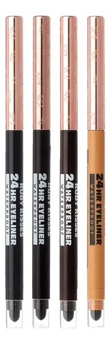 Ruby Kisses Delineador De Ojos Impermeable, 24 Horas, Lpiz M