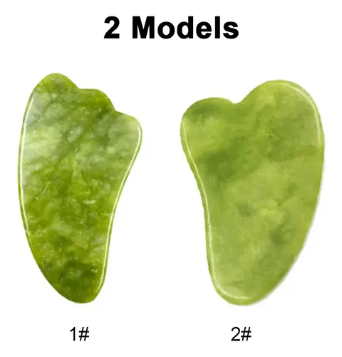 Herramienta De Raspado Gua Sha Board, Piedra De Jade, Guasha