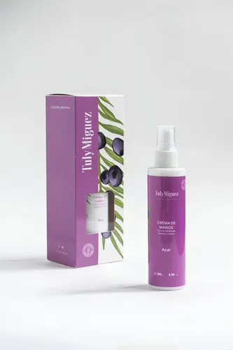 Crema Para Manos Acai X100ml Tuly Miguez – Aromas Esenciales Fragancia Açaí