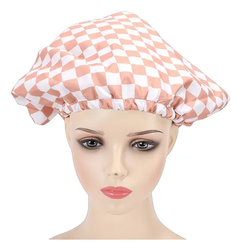 Gorro De Ducha Elástico Para Mujer, Reutilizable, 3 Capas, I
