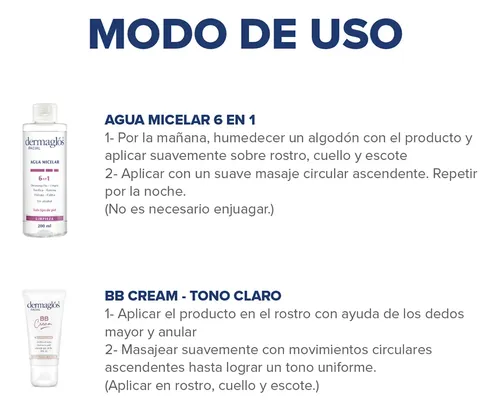 Dermaglós Rutina Corta Iluminadora Unificadora Tono Claro