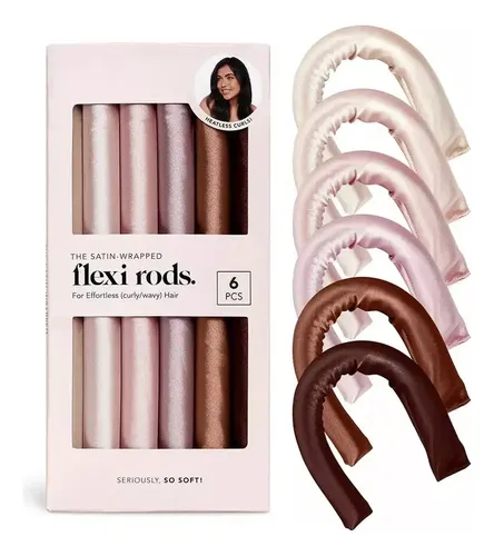 Set De 6 Modeladores De Cabello Sin Calor Cubiertos