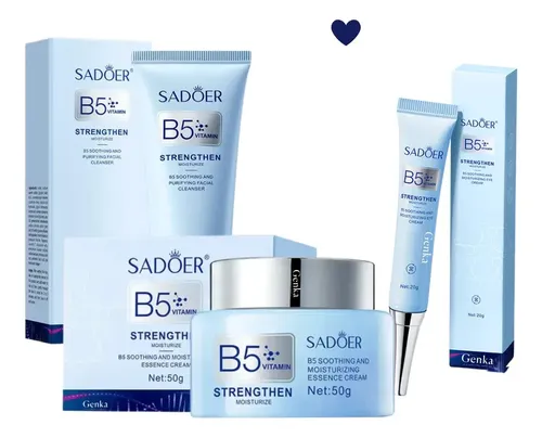 Kit Skincare Piel Seca Hidratacion Profunda Vitamina B5