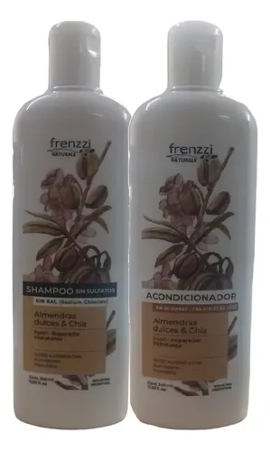 Shampoo Y Acondicionador Sin Sulfatos Almendras Frenzzi
