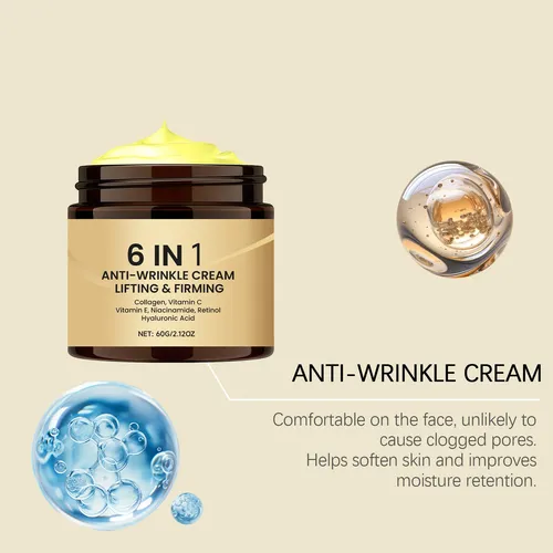 Crema Facial Hidratante Seis En Uno