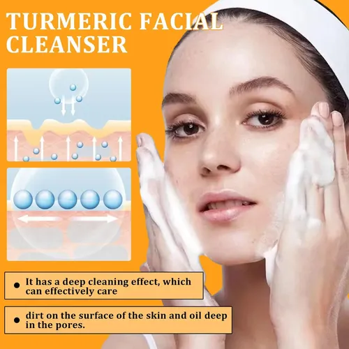 Set De 3 Limpiadores Faciales En Mousse De Cúrcuma