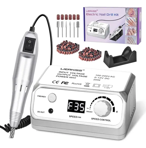 Torno Para Uñas Lierkiss 35000rpm Lima Eléctrica Para Uñas C