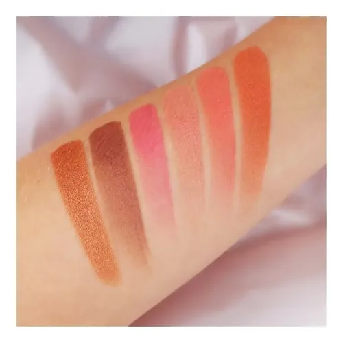 Combo Paleta De Rubores Contorno + Iluminador Rude Cosmetics