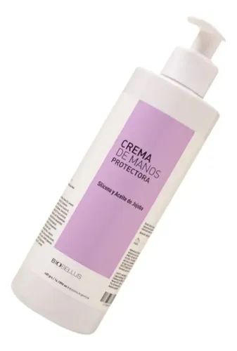 Crema De Manos Biobellus Silicona Y Aceite Jojoba 400ml