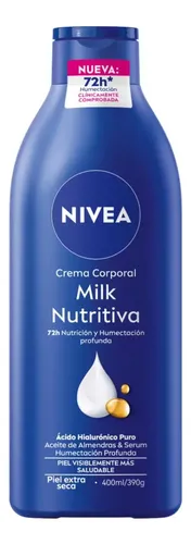 Crema Corporal Nivea Milk Nutritiva Piel Extra Seca 400ml
