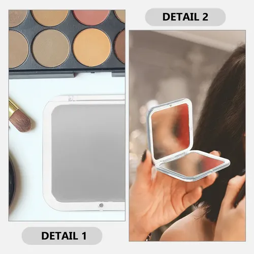 Espejo De Mano Para Maquillaje 1x Y 10x De Aumento