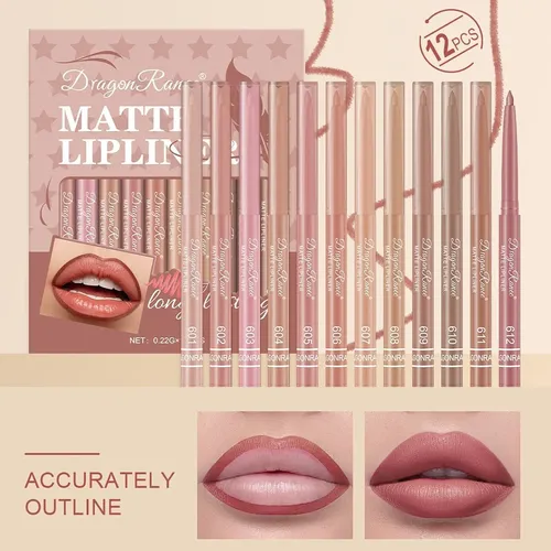 Set De Delineadores 12 Colores Bekoeen Mate Resistente Al