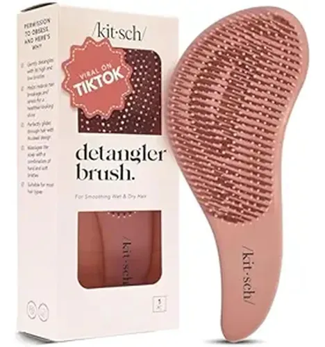 Cepillo Desenredante Kitsch Cerdas Flexibles Cabello Rizado