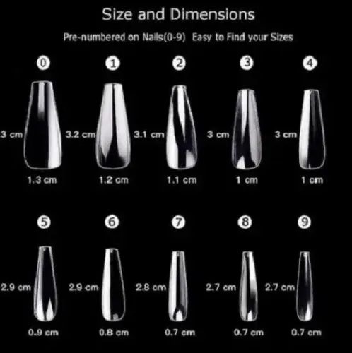 Tips Para Soft Gel Y Press On Nails Paris Night X150 Premium