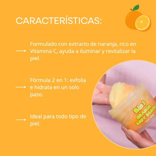 Exfoliante Corporal En Gel Mely 2 En 1 100g