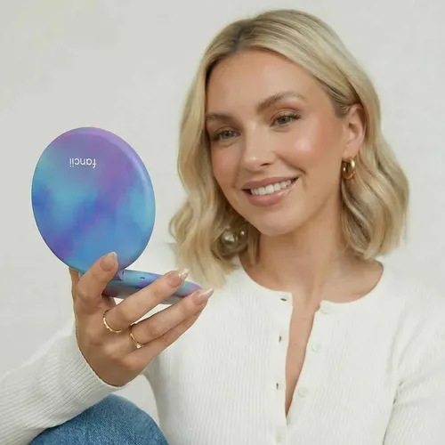 Espejo De Maquillaje Fancii Led 10x Recargable Lavanda