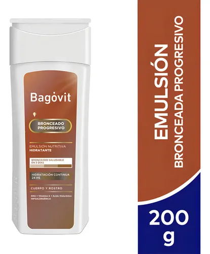 Autobronceante Bagóvit A Bronceado Progresivo X 200 Gr