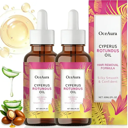 Aceite Natural De Cyperus De 60 Ml Para La Depilación Corpor