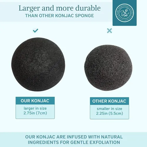 Bare Essentials Living Konjac Sponges Set 10