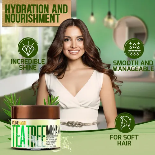 Mascarilla Capilar Pure Nature Lux Spa Tea Tree 250ml